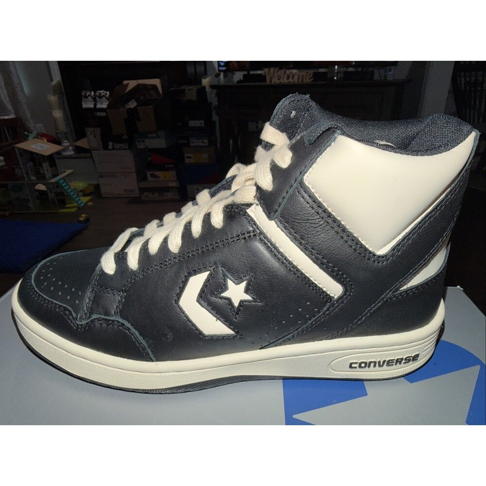 CONVERSE WEAPON MID Black White A04400C Mens Size 8.5 Womens Size 10 New